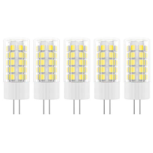 5X G4 Bombilla LED 5W LED Lámpara 36 SMD 2835LEDs Blanco Cálido 3000K Brillo alto 500LM Bombillas Iluminación LED AC/DC12V