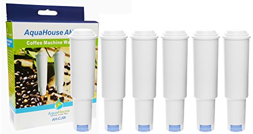 6x AquaHouse AH-CJW compatible para Jura Claris White filtro de agua de la máquina de café cartucho