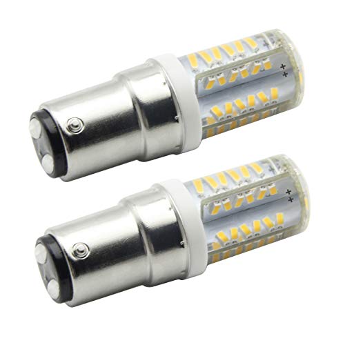 7117 B15D LED Bombilla 4W Bajo Consumo Lámpara Blanco Cálido 3000K AC 12V 400 Lumen Sustituye la Bombilla Halógena de 40W(2 PCS)