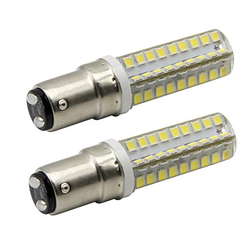 7117 B15D LED Bombilla 6W Bajo Consumo Lámpara Blanco Natural 6000K AC 12V 500 Lumen Sustituye la Bombilla Halógena de 50W(2 PCS)