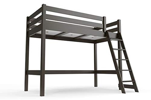 ABC MEUBLES - Cama Elevada ABC - HAUTABC - Wengué, 90x200