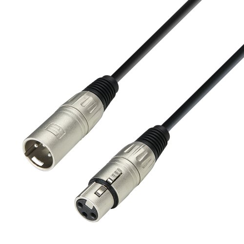 Adam Hall 3 Star Serie - Cable para micrófono (conector hembra XLR a conector macho XLR, 6 m)