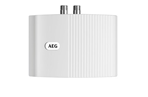 AEG 189555 MTH 440 - Calentador de sistema abierto (tamaño pequeño, 4,4 kW, 230 V), color blanco