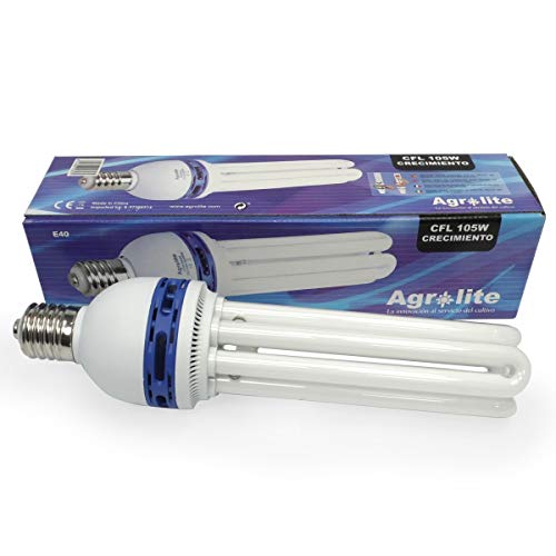 Agrolite Bombilla CFL 105w de bajo Consumo de Crecimiento