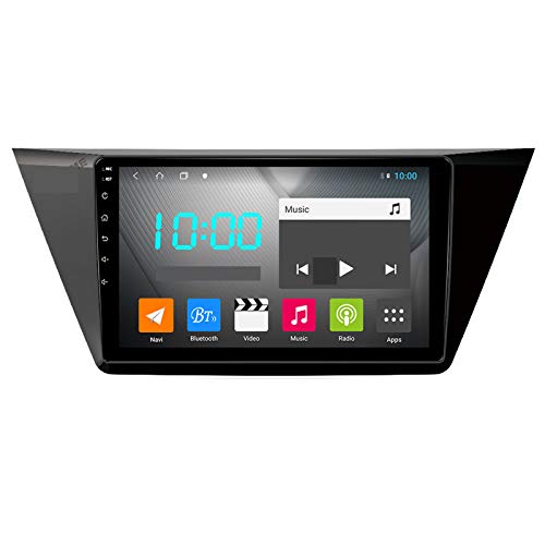 Android 10.0 Car Stereo Double DIN para Volkswagen Touran 2016-2018 Navegación GPS Unidad Principal de 10 Pulgadas Reproductor Multimedia MP5 Receptor de Video y Radio con 4G WiFi DSP