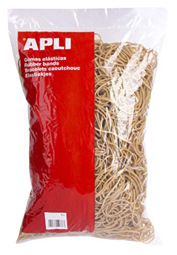 APLI 12864 - Pack de 2150 gomas elásticas, Ø 80 x 2 mm