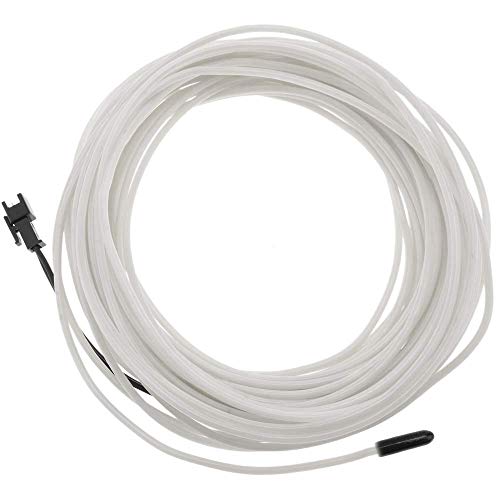 BeMatik - Cable electroluminiscente blanco-azul de 2.3mm en bobina 25m