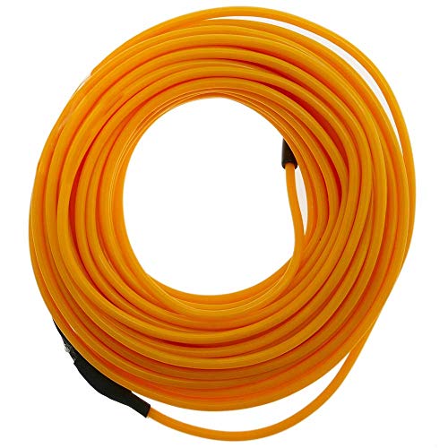 BeMatik - Cable electroluminiscente dorado de 2.3mm en bobina 10m conectada a 220VAC