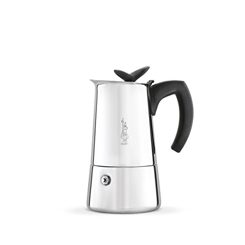 Bialetti Musa Musa, Cafetera, Acero Inoxidable, 10 Tazas