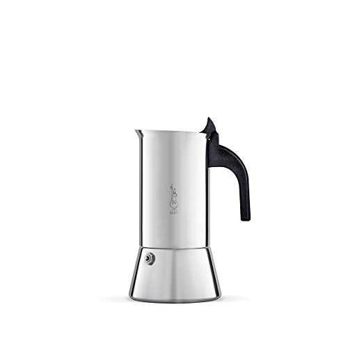 Bialetti Venus Cafetera Italiana Espresso, Acero, Plateado, 4 Tazas