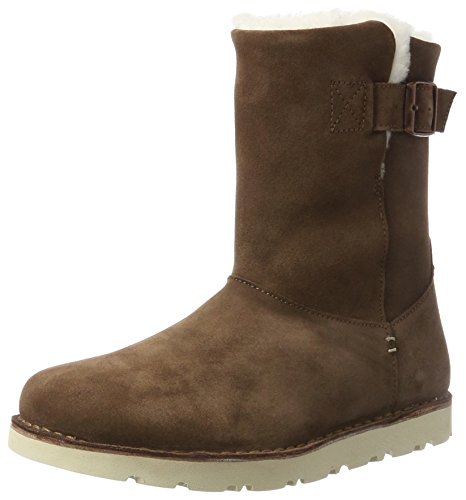 BIRKENSTOCK Westford, Botas Mujer, Piel de Cordero Braun Espresso, 38 EU