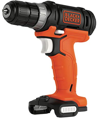 BLACK+DECKER BDCDD12USB-XJ - Taladro atornillador 12 V, 550 rpm, portabrocas 10mm