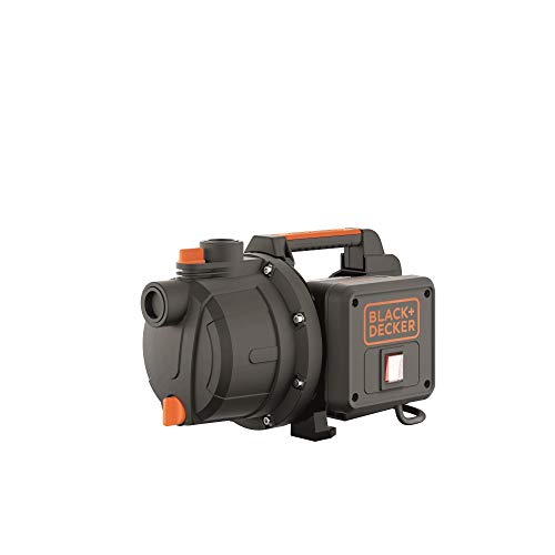 Black+Decker BXGP600PE Bomba Autoaspirante para Aguas Limpias (600 W, Caudal max. 3.100 l/h, Prevalencia max. 35 m)