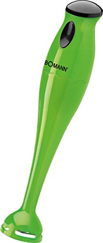 Bomann 603842 Batidora de mano, 180 W, 500 milliliters, Acero Inoxidable, Verde