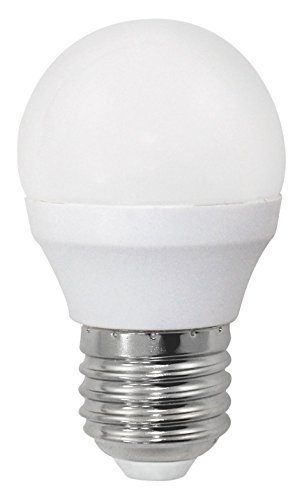 Bombilla LED esférica 6W (equivalente a 40W) Luz neutra (4000K) no dimmable. E27. 470 Lm. 25000 horas de vida. Encendido ultrarrapido (encendido al 100 % en 0,5 sg).