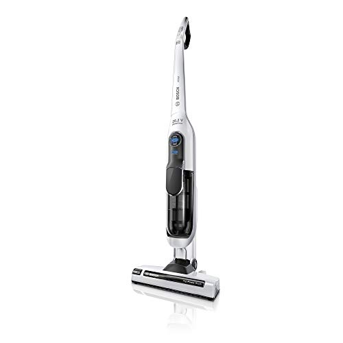 Bosch BCH6L2560 0.9L, Color pie eléctrica-Aspiradora Escoba (Sin Bolsa, Negro, Blanco, 0,9 L, Secar, Filtrado, Alfombra, Suelo Duro), 0.9 litros, 79 Decibelios