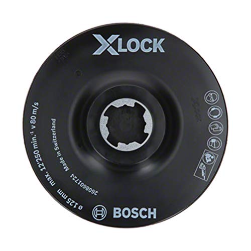 Bosch Professional SCM - Plato de soporte SCM (con clavija central, X-LOCK, Ø125 mm)