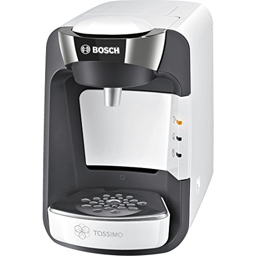 Bosch TAS3204 Tassimo Suny, Cafetera de Cápsulas Multibebida con Sistema SmartStart, Color Blanco