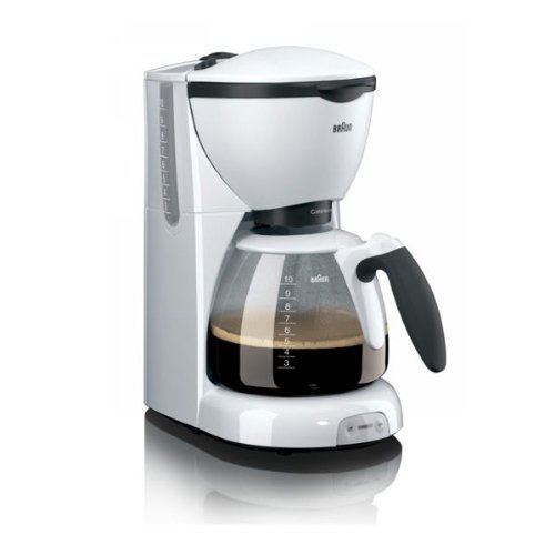 Braun KF 520 - Cafetera eléctrica, color blanco