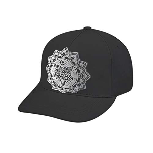 BTJC88 Gorra de béisbol para niños y niñas, diseño de tatuaje vikingo, color blanco