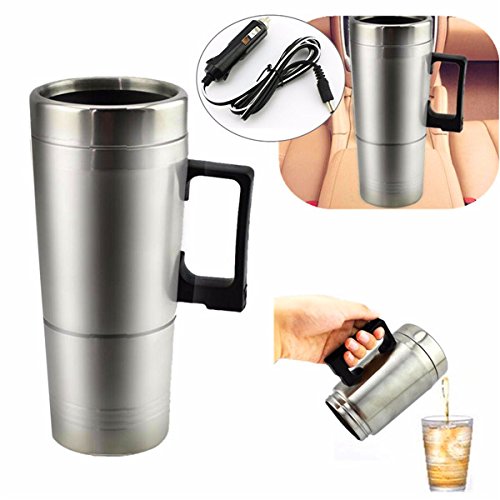 C-FUNN 12V 300 Ml Portátil En Coche Cafetera Cafetera Tetera Termo Calefacción Taza De Vehículo