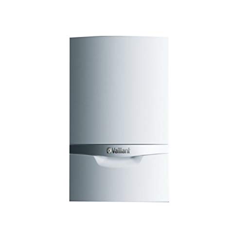 Caldera de gas de condensación mixta modelo Ecotec Plus VMW 246/5-5, calefacción de 20kW y 24kW en ACS, con kit de evacuación y plantilla, GLP, 33,8 x 44 x 72 centímetros (referencia: 0010021813)