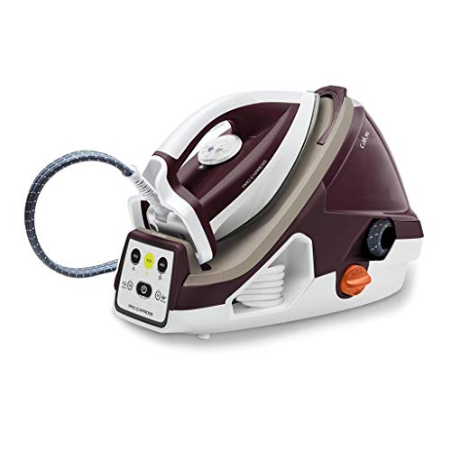 Calor Pro Express 2400W 1.6L Durilium Autoclean soleplate Burdeos, Blanco - Centro de planchado (2400 W, 6,6 bar, 1,6 L, 430 g/min, 120 g/min, Durilium Autoclean soleplate)