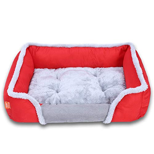 Cama Para Mascotas Camas Para Perros Caseta Para Perros Estera Para Dormir Para Perros Cojín Dormir Perrera Cama Cálida Suave Y Cómoda Para Mascotas Perros Medianos Gatos Mascotas Pequeñas,Brown-S