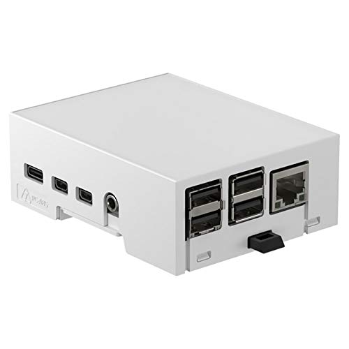 Case Compact para Raspberry sobre carril DIN – Caja modular para cuadros eléctricos (Pi4 – 1 unidad) (33.0414000.RP4) + Kit disipador activo