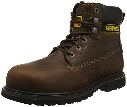 Cat Footwear Holton, Botas de Trabajo Hombre, Marrón (Brown 003), 43 EU