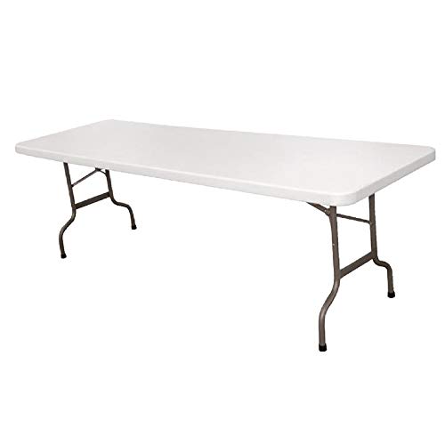 chiner - Mesa Plegable al Centro Blanca (243 x 86 cm.)