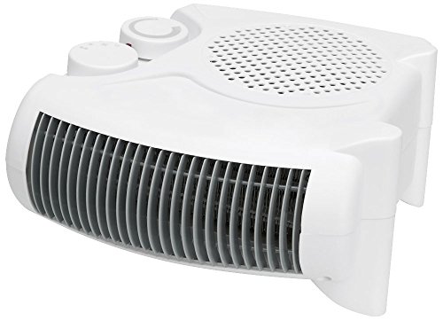 Clatronic 271672 Calefactor, 2 niveles de temperatura, función ventilador, 2000 W, Blanco