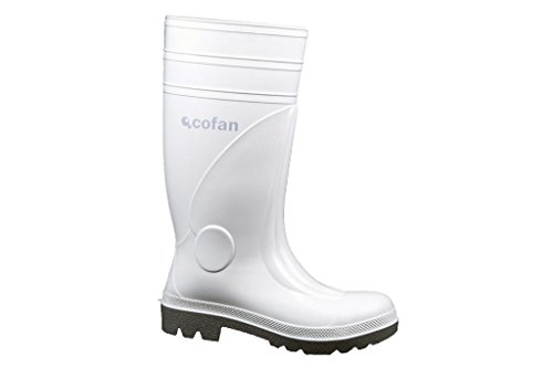 Cofan 12001939 Botas de agua con puntera, Blanco, S-4, T-39