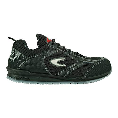 Cofra Sicherheitsschuhe S1P Petri Running sportliche Halbschuhe, Große 43, schwarz, 78450002