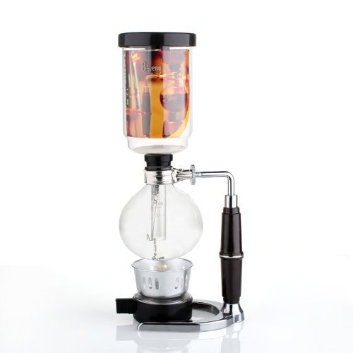 DecentGadget® Coffee Syphon/Vacuum Glass Coffee Maker Café Syphon/vacío de vidrio Cafetera