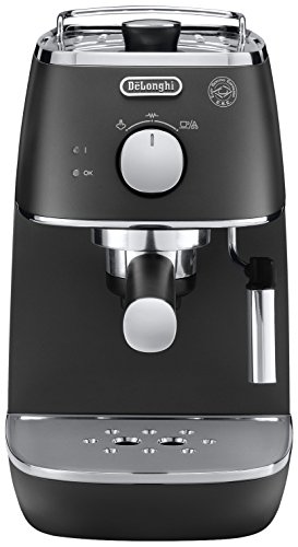 DeLonghi ECI 341.BK - Cafetera (Independiente, Máquina espresso, 1 L, Dosis de café, De café molido, 1100 W, Negro)