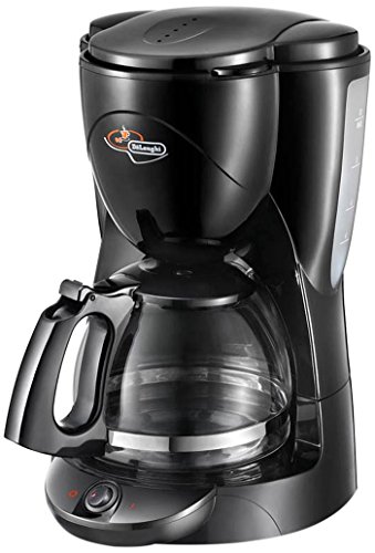 DeLonghi Macchina Caffè Icm2.1B Cafetera de Filtro ICM 2.1B, 1000 W, 1.25 litros, Plástico, Negro