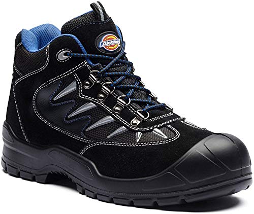 Dickies - Botas de Seguridad Storm II para Hombre (40 EU/Negro Jet)