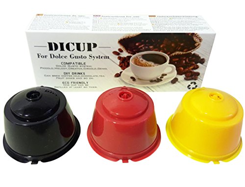 Dicup Capsulas Dicup Recargables Rellenables Reutilizables Compatibles Con Sistemas Dolce Gusto