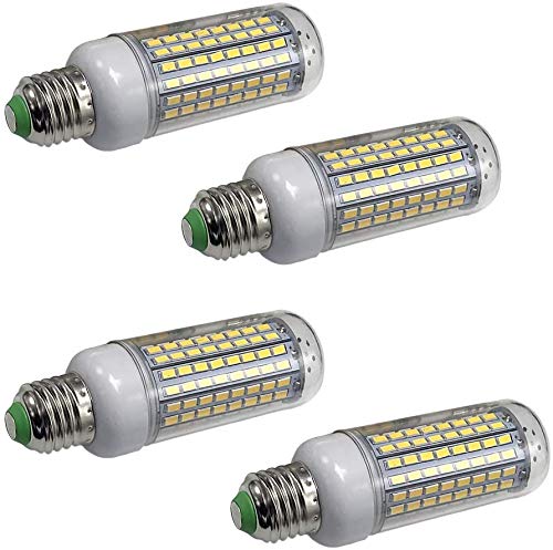 Dmygo 4-Pack 200W equivalente de la bombilla del maíz del LED, 2000 lúmenes 6000K, fresco Calle Whte LED y luz de área, E27, de interior al aire libre Garaje almacén de gran altura Granero del patio t