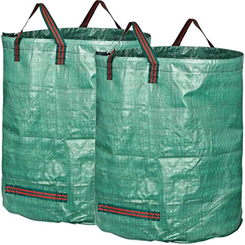 GardenMate 2 Bolsas de Basura de jardín de 500 L | Tejido de Polipropileno (PP) Robusto | Professional