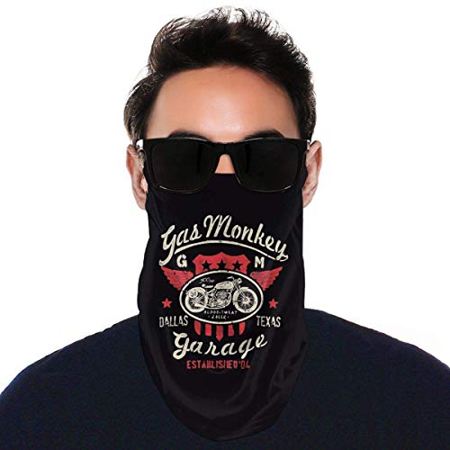 Gas Monkey Garage Headscarf Ear Ring Triangle Neck Leggings Seamless Face Scarf Ear Hanging Men and Women Balaclava