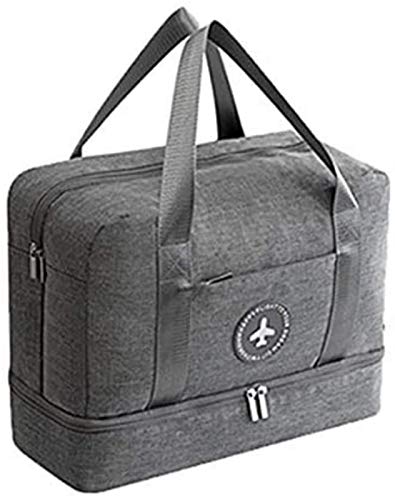 GJNVBDZSF Bolsa de Viaje Impermeable de Gran Capacidad Multifuncional Separación en seco y húmedo Bolso de Almacenamiento Bolsa de Viaje Caja de Embalaje