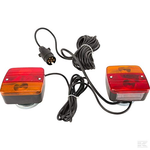 Gopart Set de Luces magnéticas para Remolque 7,5m Cable 12v HOMOLOGADO