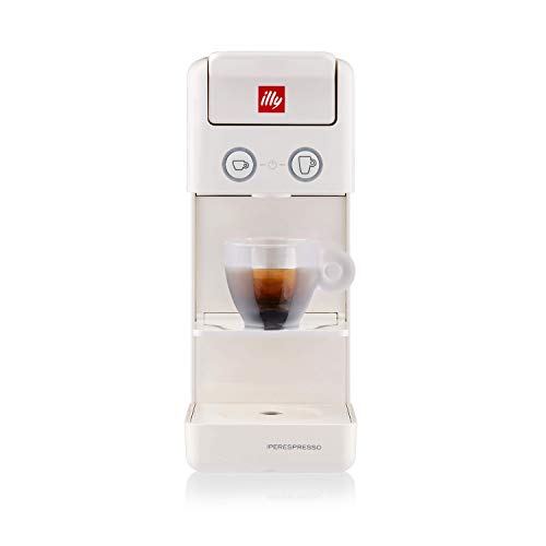 illy Caffè - Cafetera de cápsulas Iperespresso Y3.3, color blanco