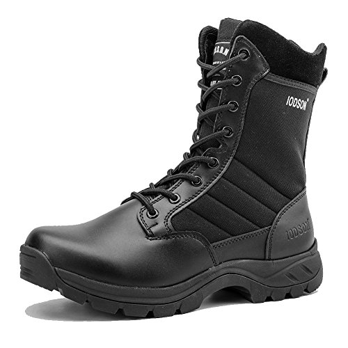 IODSON Botas para Hombre 45 de EE.UU. Negro, Negro