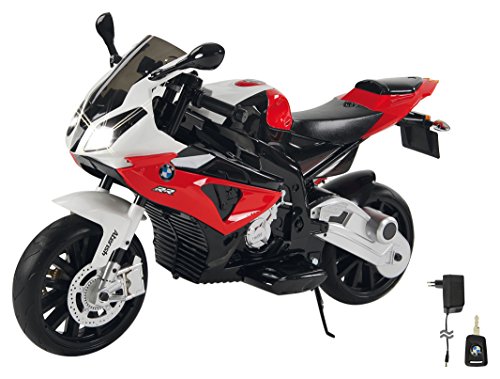 Jamara- Ride on Motocicleta BMW S1000RR 12V, Color Rojo (460280)