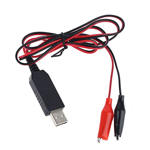 Jiamins Universal Reemplazar 2x AA AAA Eliminador de Batería USB 5V a 3V Cable Reductor para Radio Juguete