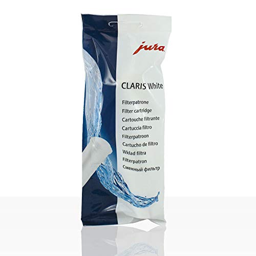 Jura Claris White Filtro de agua, Plástico, Blanco, 4.5x4.5x20 cm