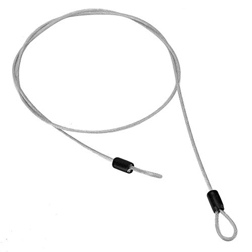 Kafuty Cerradura de Cable de Bicicleta Mini Ciclismo Deportes Acero Inoxidable Seguridad Scooter de Bloqueo con Doble bucles de Extremo, Utiliza una Seguridad Secundaria con candados(Astilla)